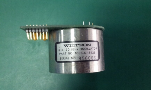 1005-C-18429 12.3-20.1GHZ YIG WILTRON voltage controlled oscillator 15V