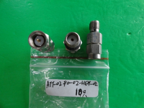 ATT-0290-02-HEX-02 MIDWEST coaxial fixed attenuator 2dB 2W DC-18GHz