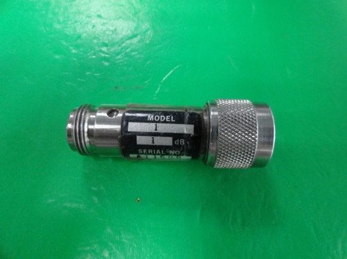 1-1dB WEINSCHEL coaxial fixed attenuator 1dB P:5W N DC-12.4GHz