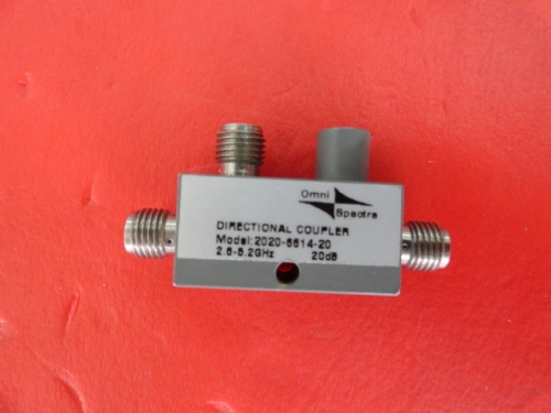 2020-5514-20 2.5-5.2GHz M/A-COM coaxial directional coupler SMA Coup:20dB
