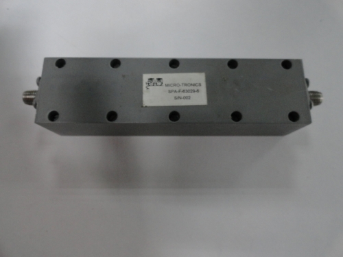 SPA-F-63029-6 2-4GHZ MICRO-TRONICS RF bandpass filter SMA (F-F)