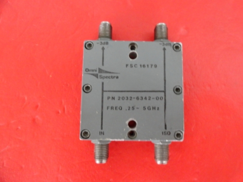 Supply bridge 2032-6342-00 0.25-5GHz Coup:3dB SMA M/A-COM