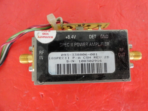 Supply HARRIS amplifier 8.4V SMA 093-338806-001