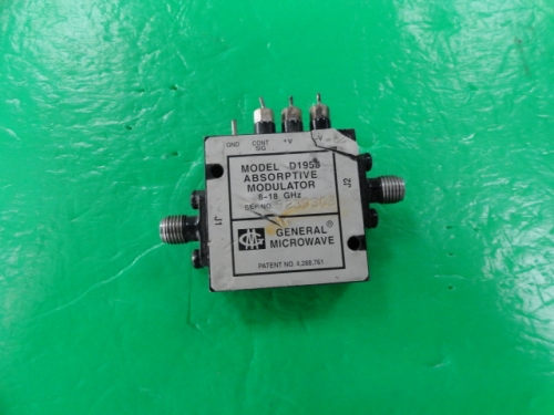 MICROWAVE D1958 8-18GHZ GENERAL RF microwave modulator SMA