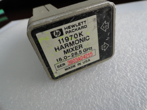 HP 11970K 18.0-26.5GHz Agilent harmonic mixer maximum input power +20dBm