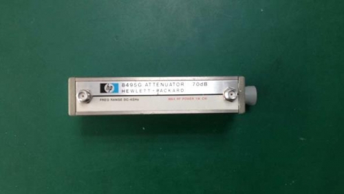 /Agilent 8495G DC-4GHZ 0-70dB HP 10dB step process control step attenuator SMA