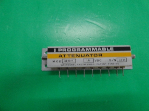 Programmable step attenuator 55dB 5580 1DB Weinschel step 0.01-1.2GHz