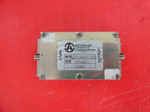 Supply MITEQ amplifier 15V SMA APF500M30-R01