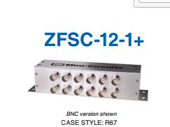 ZFSC-12-1-S+ 1-200MHz Mini-Circuits a sub twelve power divider SMA