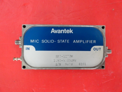 Supply SF7-1277M 1.95-4.05GHz AVANTEK RF microwave amplifier SMA 15V