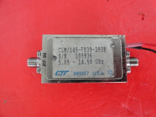 The supply of CTT CLM/145-7039-293B SMA 5.85-14.5GHz15V amplifier
