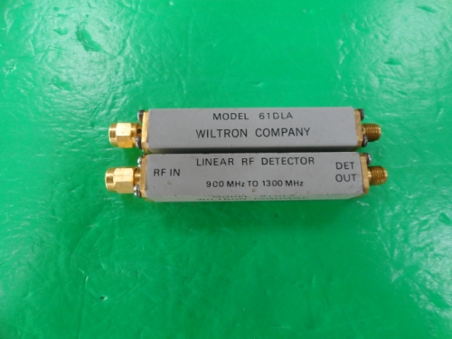 61DLA 900-1300MHz WILTRON RF microwave coaxial signal detector SMA