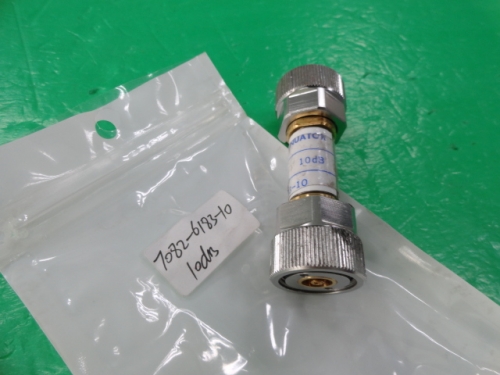 7082-6183-10 M/A-COM coaxial fixed attenuator 10dB APC-7 DC-12.4GHz