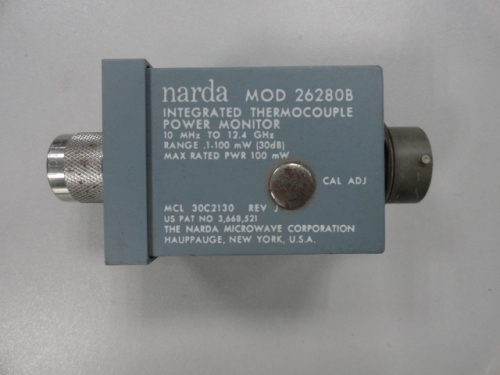 26280B 10MHZ-12.4GHZ 0.1-100mW Narda (30dB) precision power probe N