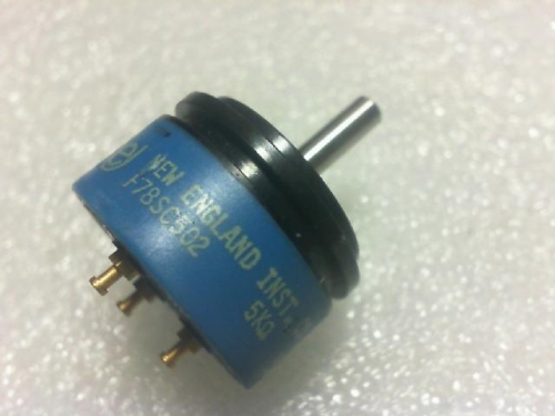 Precision multi circle potentiometer.NEW/F78SC502 precision multi circle potentiometer 5K/360 degree