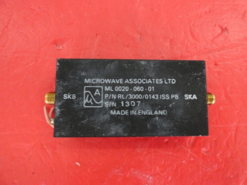 Supply ASSOCIATES ML0020-060-01 amplifier SMA MICROWAVE