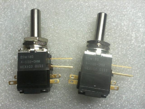 Mexico 29M180 potentiometer A-500-OHK with switch 500 ohm