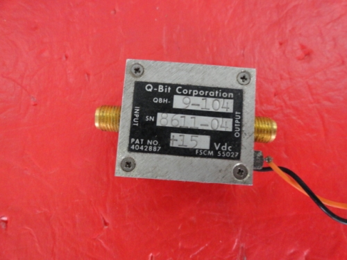 Supply Q-bit amplifier 15V SMA QBH-9-104
