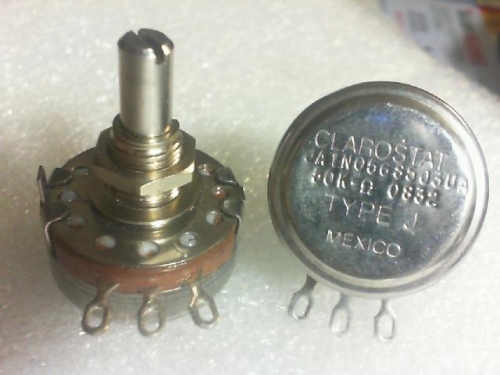 U.S. CLAROSTAT precision potentiometer JA1N056S503UA/50K-- Europe /6.3mmX22mm