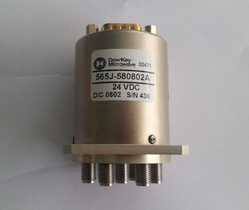 DOW-KEY 565J-580802A DC-18GHZ 24V SMA single pole six throw RF switch