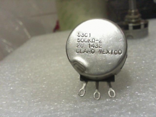 Mexico 53C1 single turn potentiometer 500k--z/// shaft 25mm length