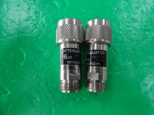 DC-2.6GHz 6dB STACK radio frequency coaxial fixed attenuator N