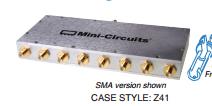 ZB8PD-622-S+ 3200-6200MHz Mini-Circuits a sub eight power divider SMA
