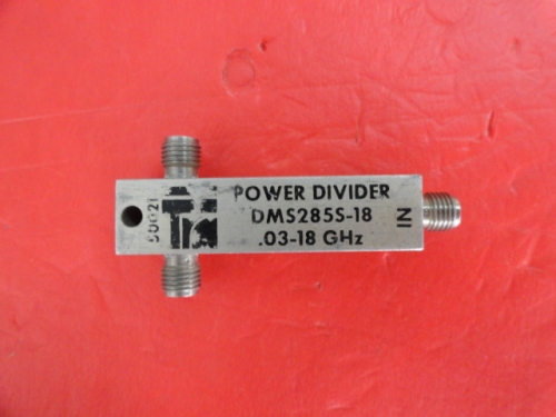 DMS285S-18 0.03-18GHz TRM RF microwave coaxial one point two power divider SMA