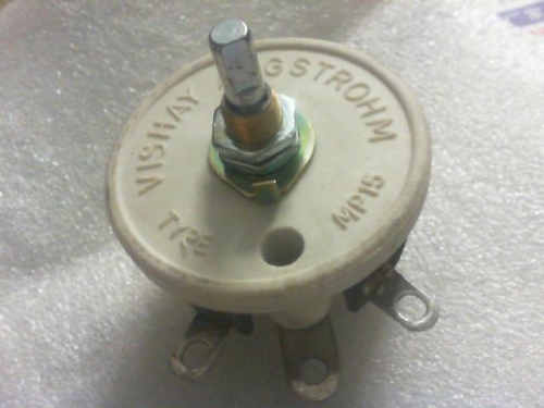 The United States.VISHAY Vishay MP15 potentiometer 2500 euro / magnetosphere width 52mm--- height 32mm