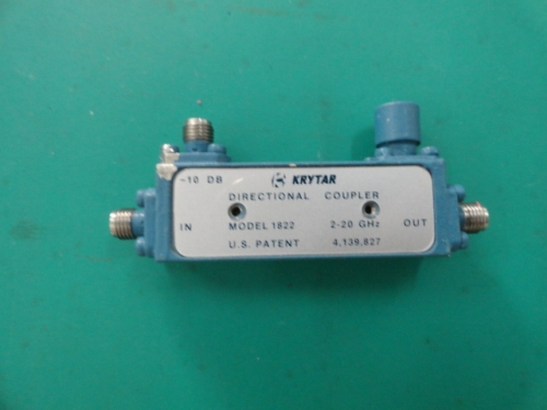 Supply KRYTAR 1822 -10dB 2-20GHZ RF broadband directional coupler SMA