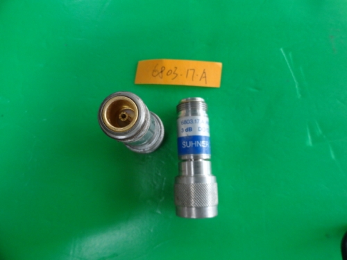 6803.17.A DC-12.4GHz 3dB H+S coaxial fixed attenuator N 2W