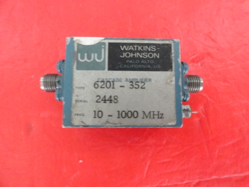 Supply WJ amplifier 10-1GHz 15V SMA 6201-352