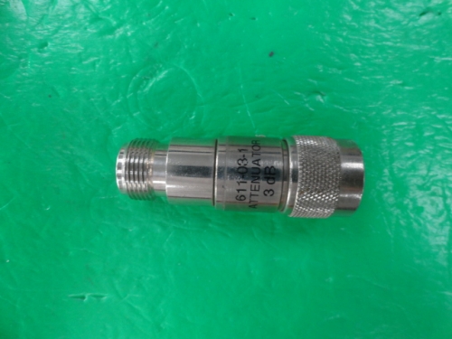 611-03-1 DC-2.5GHz 3dB 2W N MECA radio frequency coaxial fixed attenuator