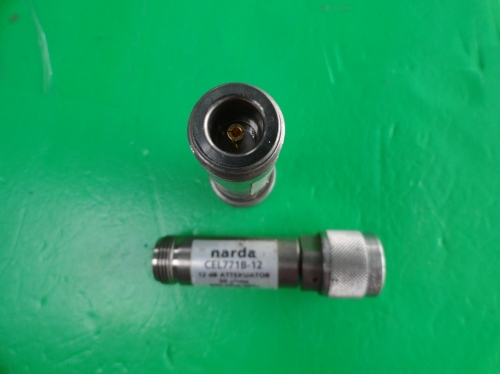 CEL771B-12 NARDA coaxial fixed attenuator 12dB 2W N 0.8-2.2GHz