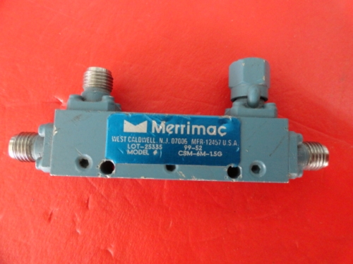 CSM-6M-1.5G 1-2GHz 6dB RF microwave directional coupler MERRIMAC