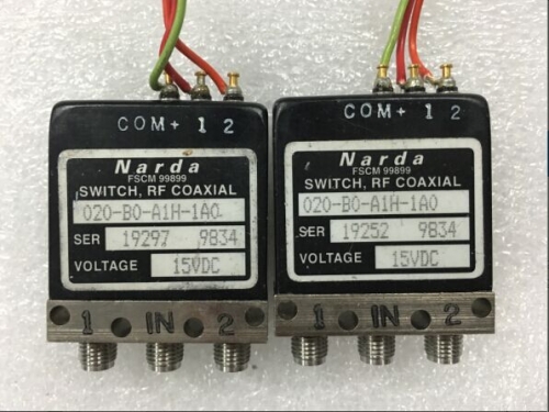 Narda 020-B0-A1H-1A0 DC-18GHZ SPDT RF switch 15V SMA