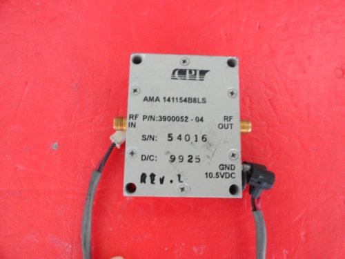 Supply CPI amplifier 10.5V SMA AMA141154B8LS