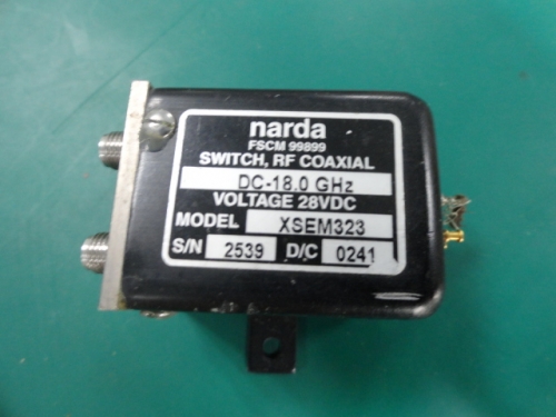 XSEM323 DC-18GHZ Narda double knife double throw RF microwave coaxial switch SMA 28V