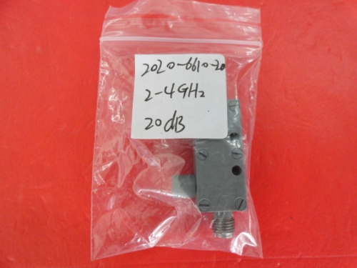 Supply 2020-6610-20 2-4GHz M/A-COM directional coupler SMA 20dB