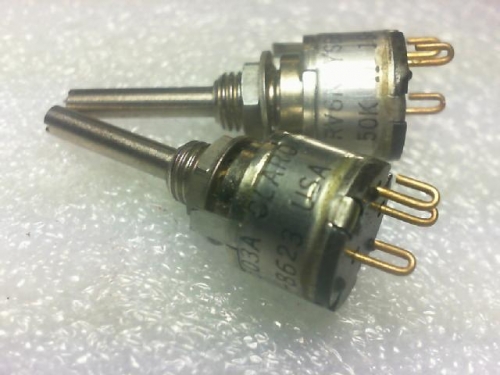 United States RV6NAYSD503A precision potentiometer..50K.. Hook pin.. shaft 3mmX22mm long