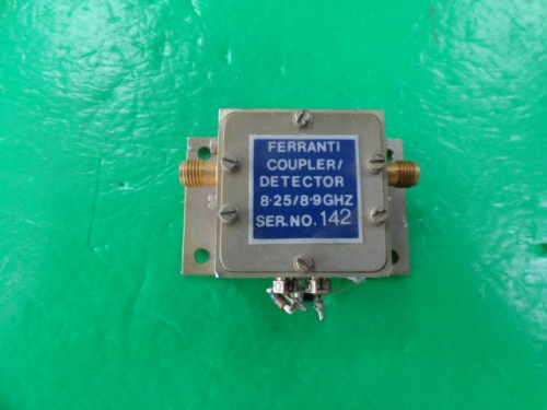 RF microwave coaxial signal detector COUPLER 8.25/8.9GHZ SMA FERRANTI