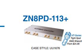 ZN8PD-113+ 2000-11000MHz Mini-Circuits a sub eight power divider SMA