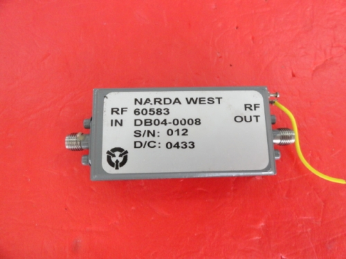 Supply NARDA RF microwave amplifier 60583 15V SMA 6-18GHz