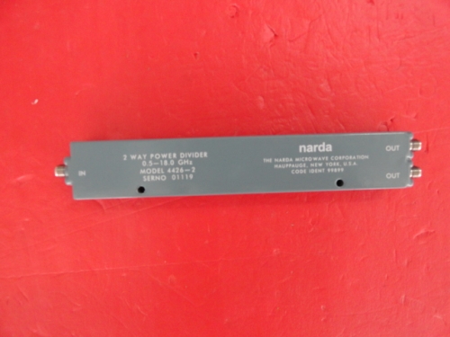 4426-2 0.5-18GHz Narda a sub two power divider SMA