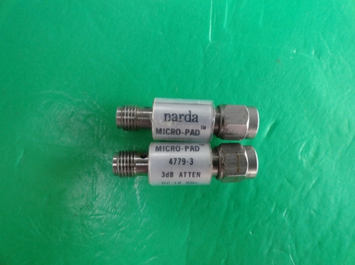 4779-3 NARDA coaxial fixed attenuator Att:3dB P:2W SMA DC-18GHz