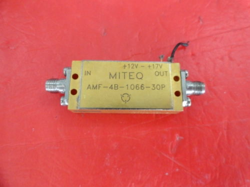 Supply MITEQ amplifier 12-17V SMA AMF-4B-1066-30P