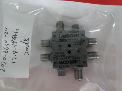 Supply 2020-6630-20 12.4-18GHz M/A-COM coupler SMA 20dB