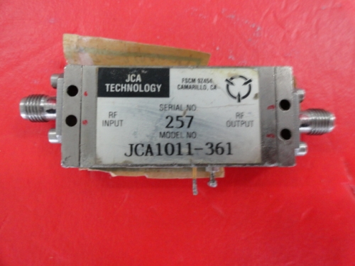 Supply JCA amplifier 6.3-12GHz 15V SMA JCA1011-361