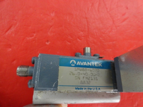Supply AVANTEK amplifier 26-40GHz 12V SMA SMW88-6070