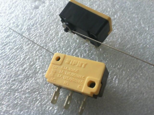 Taiwan ZIPHY micro switch /250VAC/5A/125VAC/5A/250VAC/1A/125VAC/1A